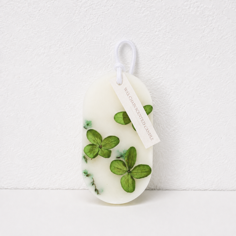 CouldNook Oval Floral Scented Wax Tablet - Hanging Ribbon