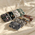 CouldNook Embroidered Double-Layer Pouch - Eight Botanical Designs Collection