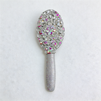 CloudNook Rhinestone Paddle Brush‑Air Cushion Hair Comb