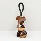 CouldNook Natural Seed Bag Charm - Boho Shaker Pendant