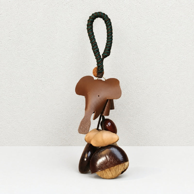 CouldNook Natural Seed Bag Charm - Boho Shaker Pendant