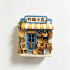 CouldNook Miniature House Fridge Magnet - Raised Shopfront and Cottage Scenes