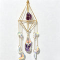 Raw Amethyst Wind Chime