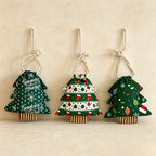 CouldNook Christmas Tree Drawstring Gift Bag - Printed Tree-Shaped Design