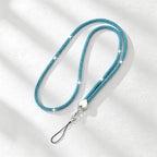 CouldNook Rhinestones Set Neck Phone Lanyard with Heart-Shaped Links