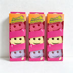 CouldNook Smiley Cleaning Sponge - Round Face Scrubber Options