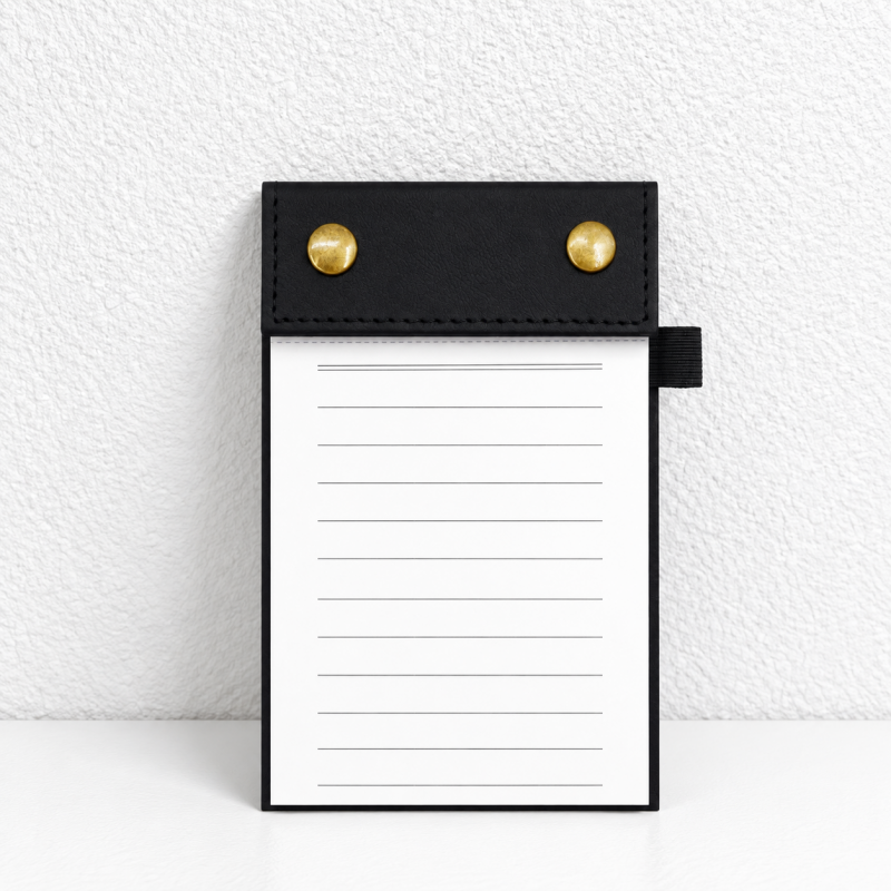 CouldNook A6 Refillable Memo Pad - Snap Button Cover