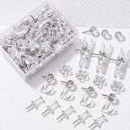 CouldNook Clear Push Pin Clip - Seven Display Attachment Options