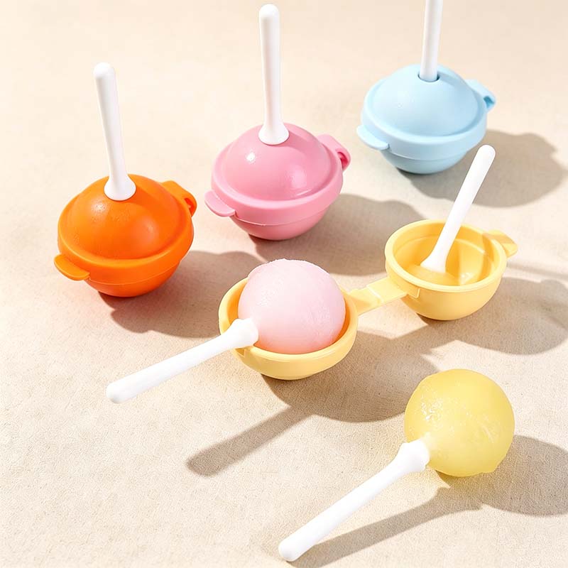 CouldNook Silicone Ice Pop Mold - Round Cavity and Stick Opening