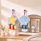 CouldNook Sea Creature Hanging Tissue Holder - Plush Topper and Striped Body