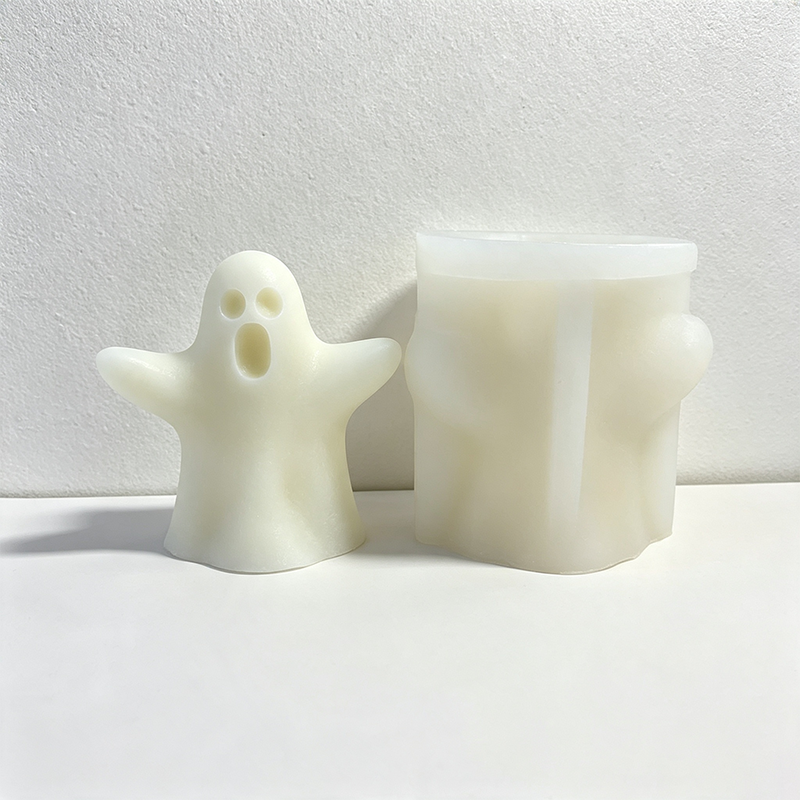 CouldNook Halloween Ghost Mold‑Silicone Candle Making Mold