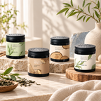 CouldNook Fragrance Bead Jar - Tea and Wood Scents