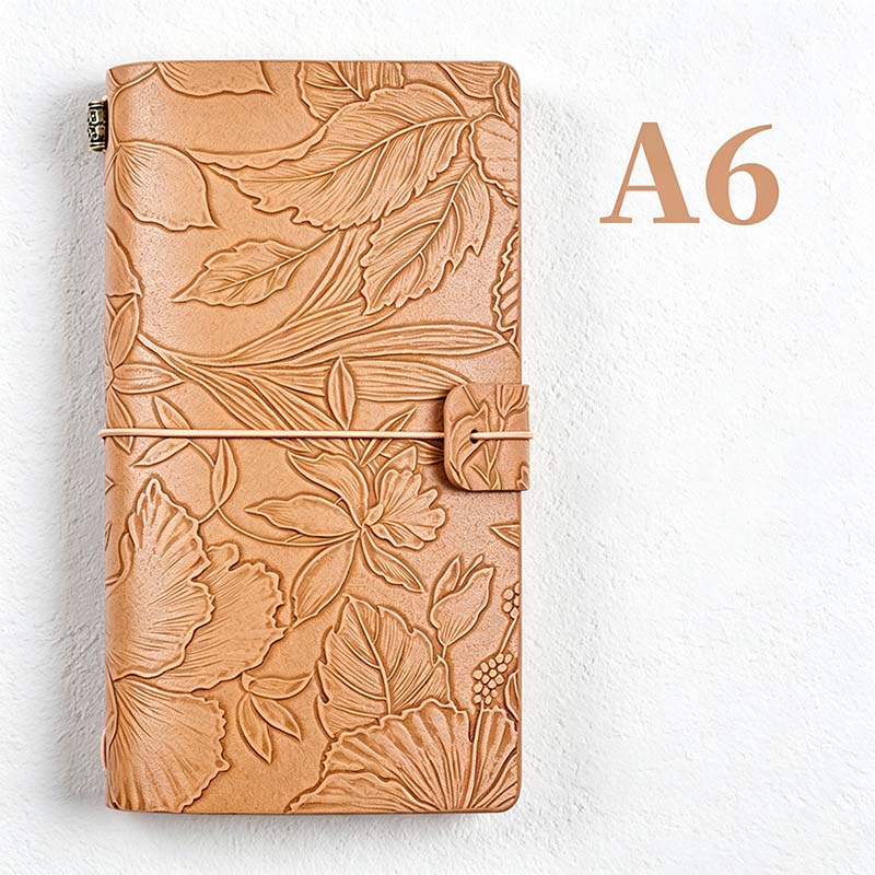 CouldNook A6 Floral Travel Notebook - Snap Closure Collection