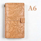 CouldNook A6 Floral Travel Notebook - Snap Closure Collection