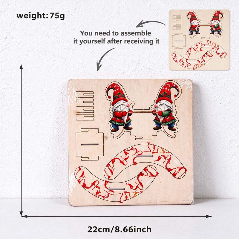 CouldNook Wooden Christmas Rocking Decoration - Assembly Kit