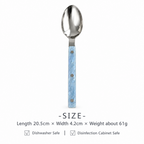Marbled Handle Flatware - Straight Grips and Round Rivets
