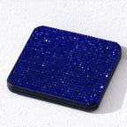 Rhinestone Folding Compact Mirror with Dual Reflective Panels