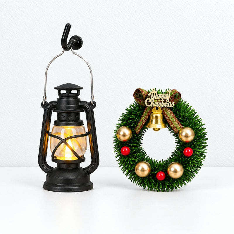 CouldNook Lighted Christmas Magnet - Tree Wreath Lantern Designs