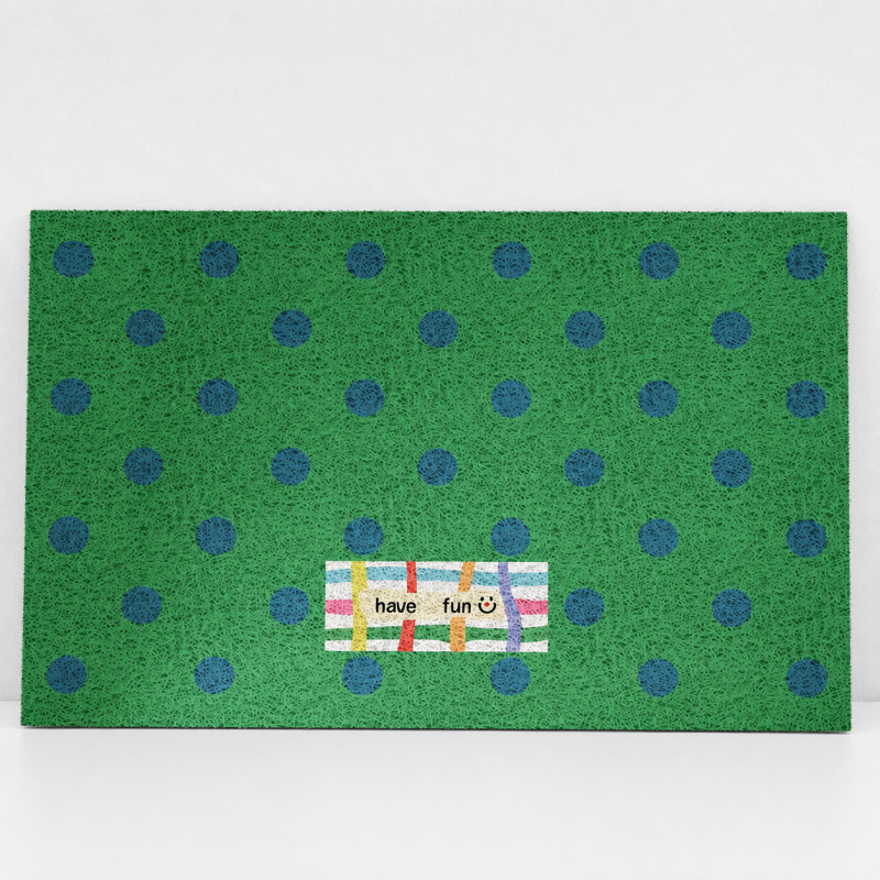 CouldNook Printed Entrance Mat - Dotted and Geometric Patterns