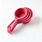 CouldNook Collapsible Silicone Measuring Spoon Set - Nested Multi-Size Design