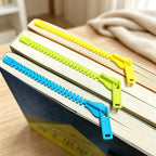 CouldNook Zipper Bookmark - Sliding Colorful Page Marker Collection