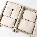 CloudNook Travel Packing Cubes‑6‑Piece Compression Storage Set