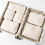 CloudNook Travel Packing Cubes‑6‑Piece Compression Storage Set