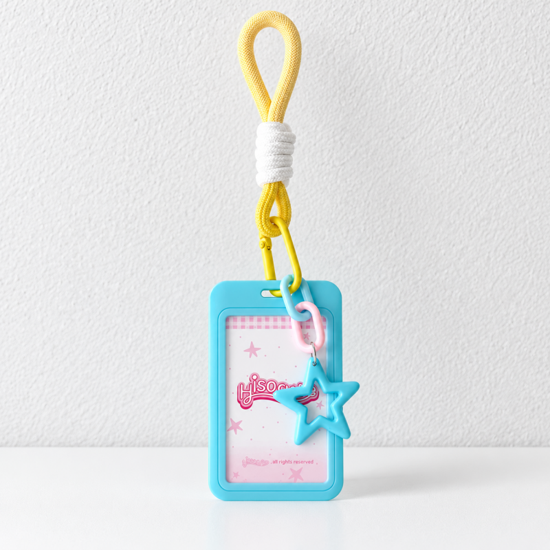 Photo Card Holder - Pastel Frame and Star Charm