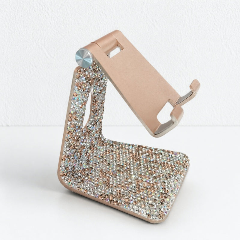 CouldNook Rhinestone Phone Stand - Folding Metal Holder