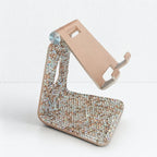 CouldNook Rhinestone Phone Stand - Folding Metal Holder