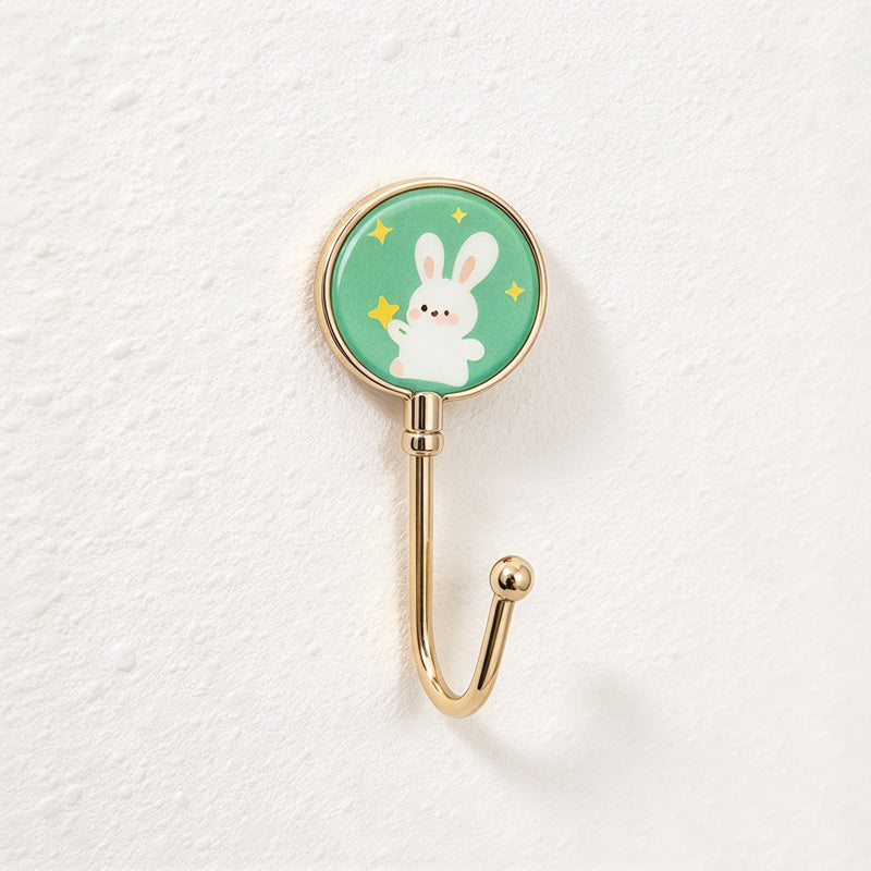 CouldNook Decorative Tabletop Bag Hook - Round Top and Curved Arm