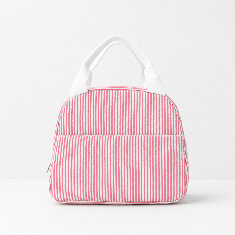 CouldNook Ribbed Lunch Bag - Rounded Top and Front Pocket