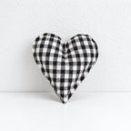 CouldNook Fabric Heart Decoration - Padded Shape And Patterned Textile Exterior