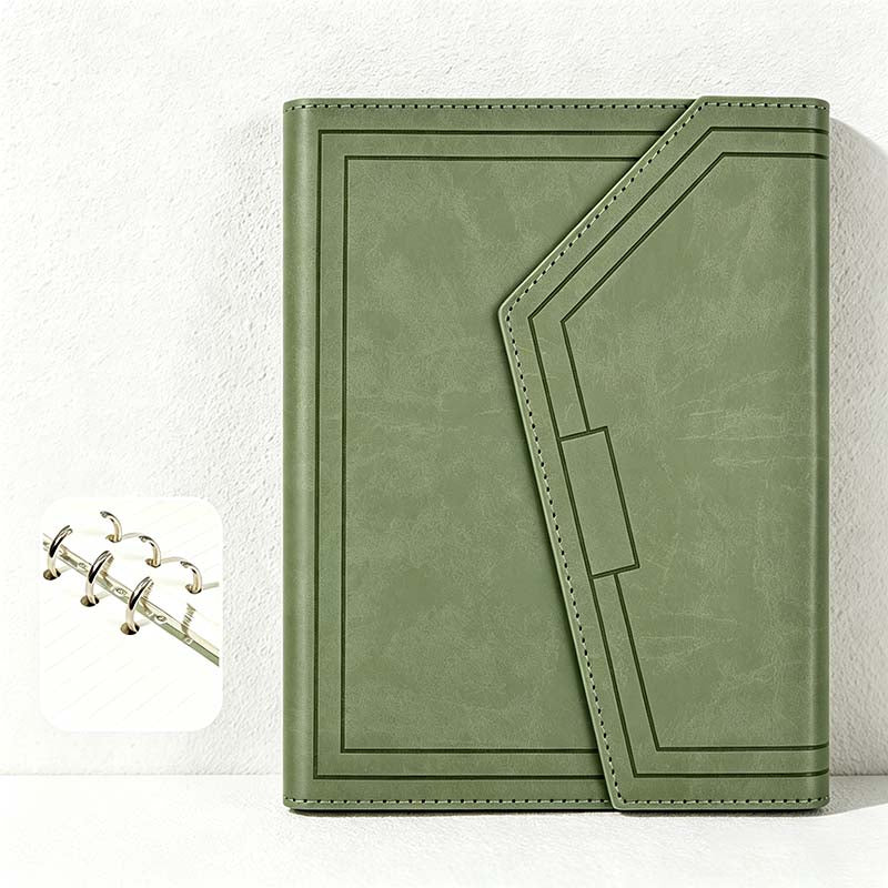CouldNook A5 Ring Binder Notebook - Tri-Fold Pocket Cover