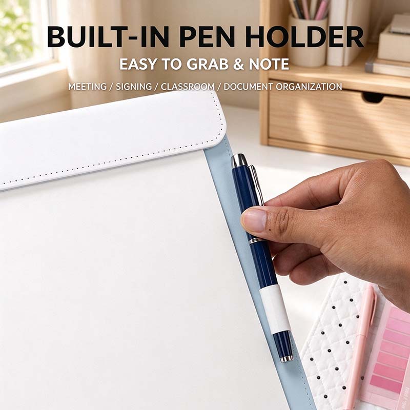 Magnetic A4 Clipboard with Pen Loop