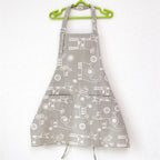 CouldNook Canvas Kitchen Apron - Patterned Adjustable Bib
