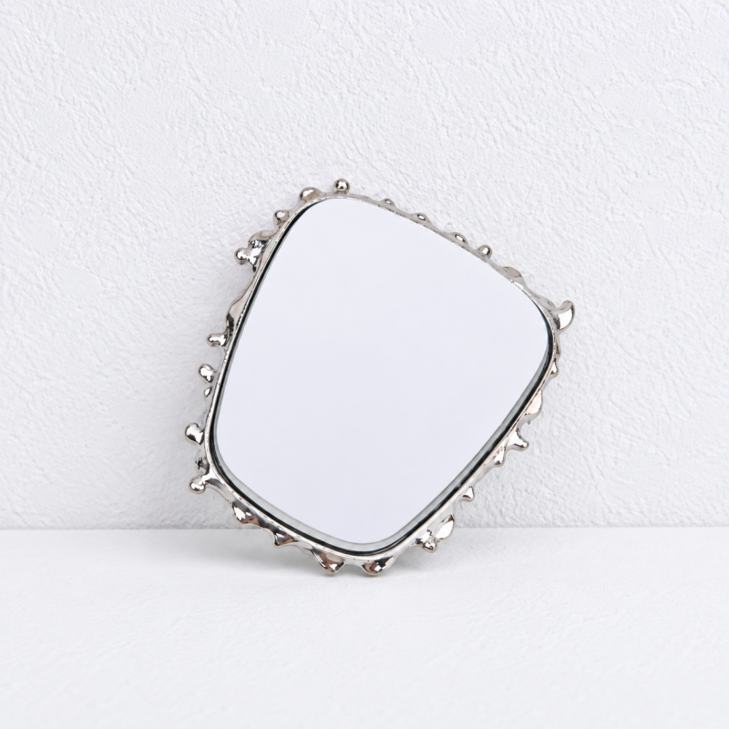 CouldNook Decorative Mirror Accessory - Sculpted Outlines And Ornamental Border Designs