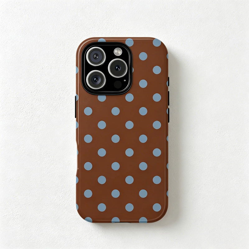 CouldNook iPhone 17 Series 2-in-1 Polka Dot Phone Case - Graphic Color Cover