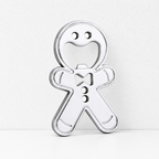 CouldNook Gingerbread Man Bottle Opener - Magnetic Fridge Storage
