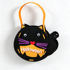 CloudNook Halloween Felt Candy Bag‑Kids Trick or Treat Handbag