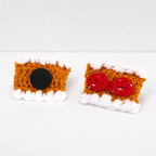 CouldNook Yarn Food Refrigerator Magnet - Assorted Snack Shapes