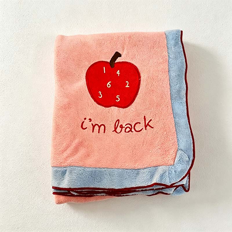 CouldNook Fruit Motif Towel Collection - Contrasting Borders And Embroidery