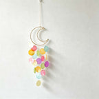 CouldNook Shell Wind Chime Material Kit - Moon Ring Options