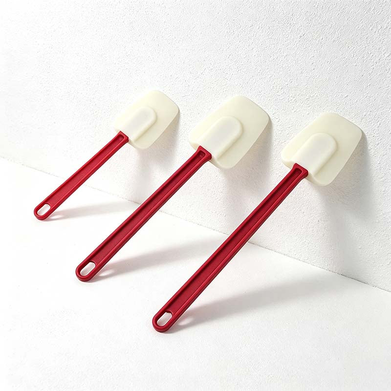 CouldNook Silicone Baking Spatula - Long Handle and Shaped Head Options