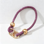 CouldNook Rhinestones Set Short Phone Strap with Rounded Bead Sections