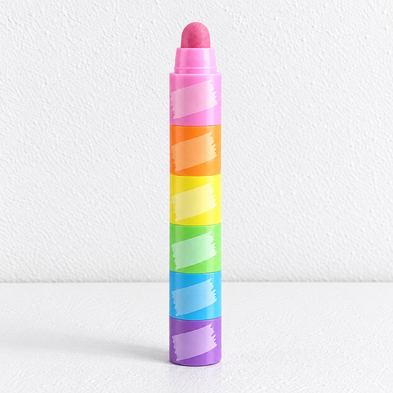 CouldNook Stackable Highlighter - Detachable Color Segments and Rounded Solid Tips