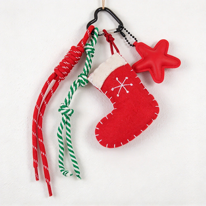 CouldNook Christmas Cord Bag Charm - Miniature Motifs