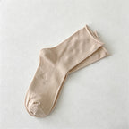 CouldNook Ribbed Crew Socks-Classic Crew Height
