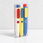 CouldNook Short Gel Pen - Color Blocks and Tomato Farm Motifs
