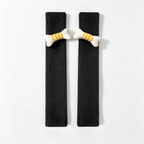 CouldNook Bow Pom Slouch Socks - Playful Sneaker Accent